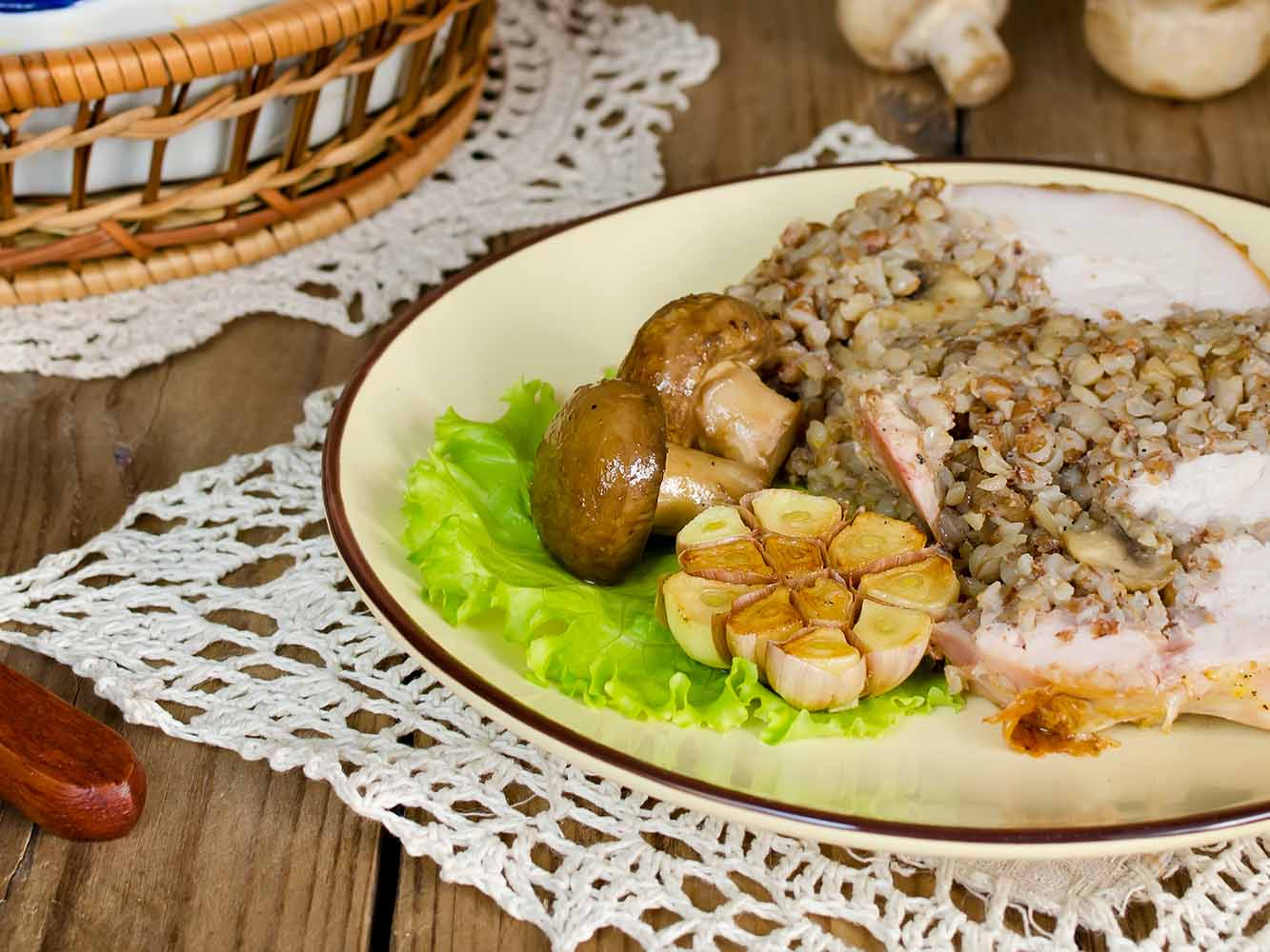Курица, тушеная с грибами и овощами, пошаговый рецепт с фото на ккал